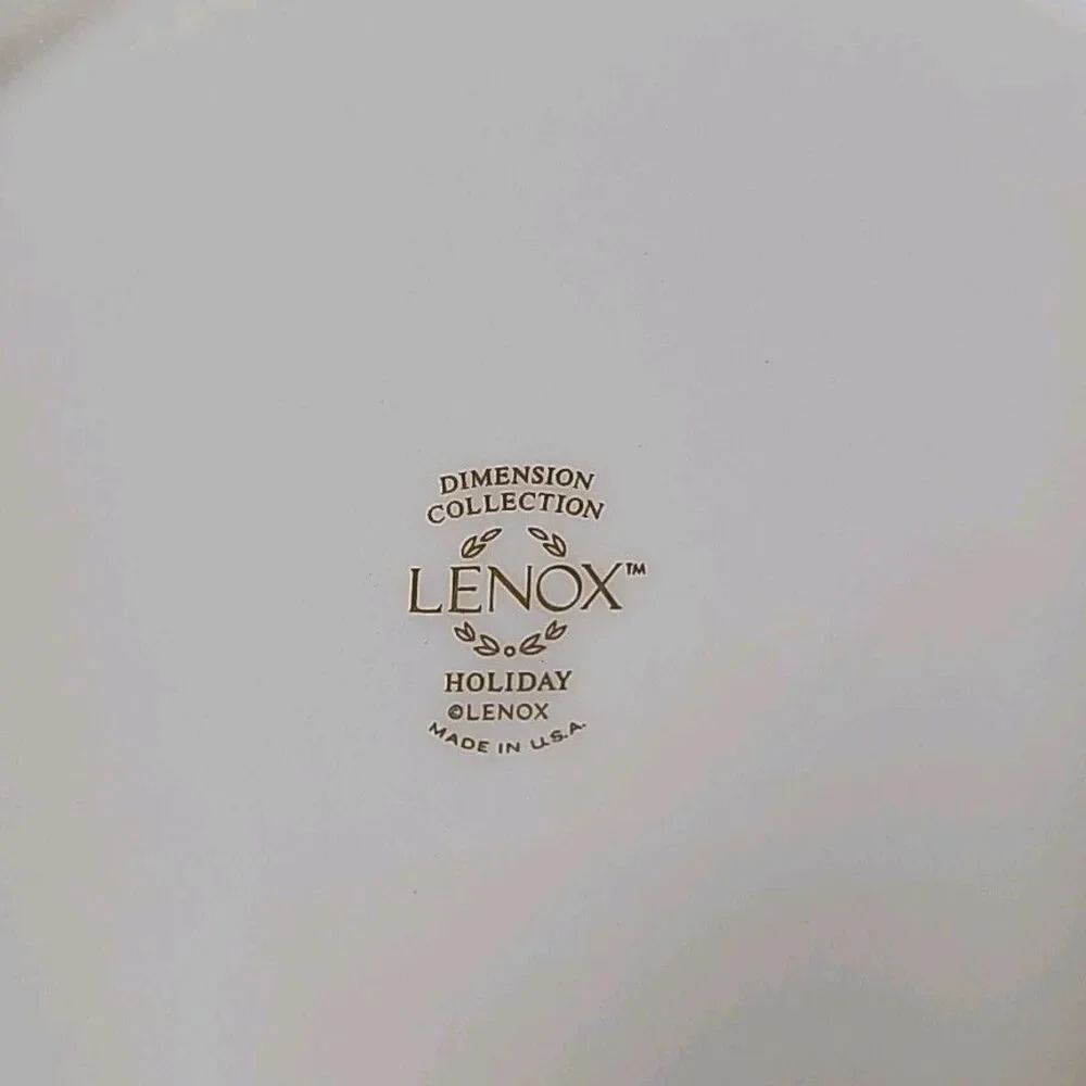 Lenox Holiday Platinum  Accent Salad Plate Excellent Condition